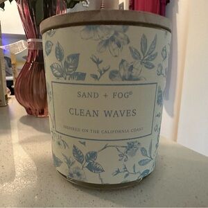 Clean Waves Candle - Blue Floral Sand + Fog 1 wick